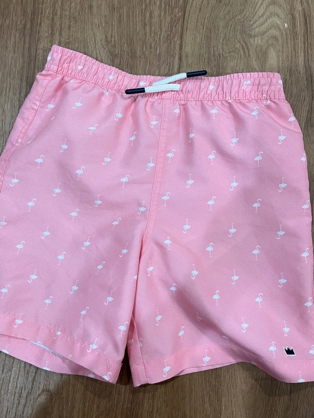 Boys Crown and Ivy flamingo swim trunks size 6